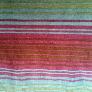 Vintage Wool Throw Blanket Aztec design